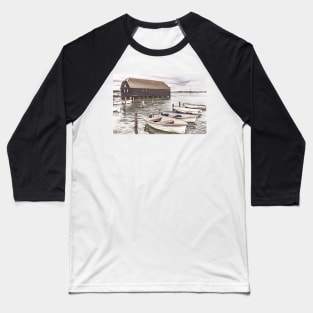 Bosham Quayside Baseball T-Shirt